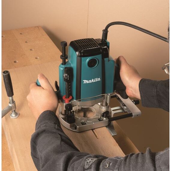 MAKITA RP1803FX01 horná frézka 1650W, zdvih 0-70mm, klieštiny 6-8-12mm
