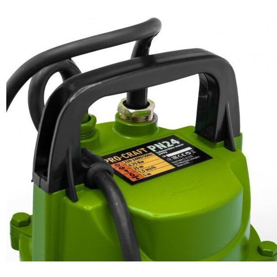 PROCRAFT PN24 čerpadlo ponorné na čistú vodu, 750W, 1500l/h., výtlak 25m, výstup 50mm