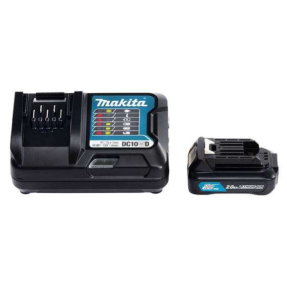 MAKITA 191B50-9 sada nabíječka DC10WD + akumulátor 12V/2Ah BL1021B