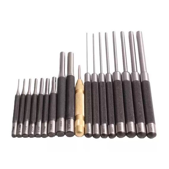 TRIUMF sada vyrážečů 1,5-9,5mm, automatický důlčik, sada 18 ks