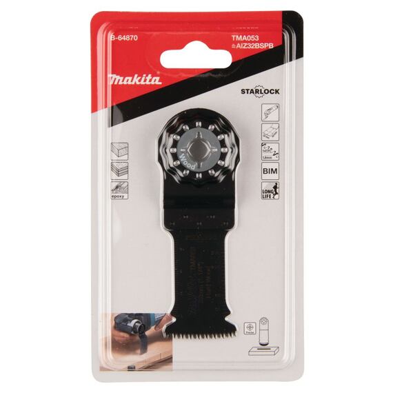 MAKITA B-64870 pilový list rovný 32*50mm BiM TMA053 Starlock (i pro O.I.S.)