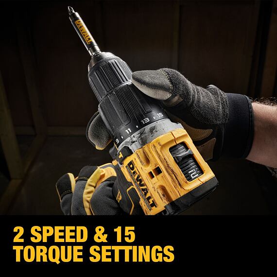 DeWalt DCD100YP2T aku příklepová vrtačka 18V/2*5Ah, 68Nm, 0-450/1650 ot./min., kufr
