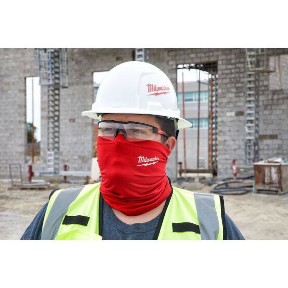 MILWAUKEE 4933478780 nákrčník a rouška NGFM-R, červený