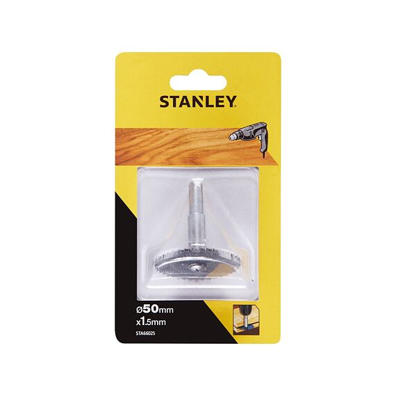 STANLEY STA66025-QZ fréza do dreva drážkovacia 50*1,5 mm, so stopkou do vŕtačky