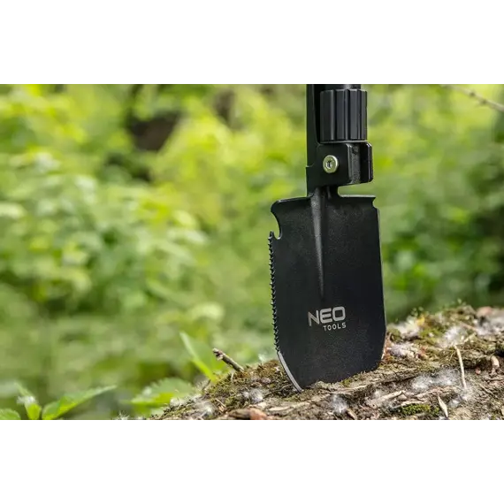NEO lopatka skládací multifunkční 8v1, délka 63cm, 63-122