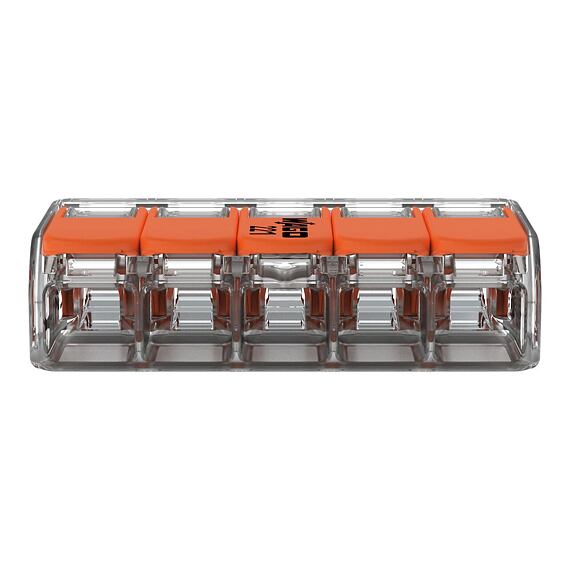 WAGO 221-415 svorka FLEXI s páčkou 5x 0,2-4mm2