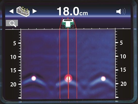 MAKITA DWD181ZJ aku detektor 18V LXT kov/plast/dřevo, LED bar. displej, laserová linie, bez baterie