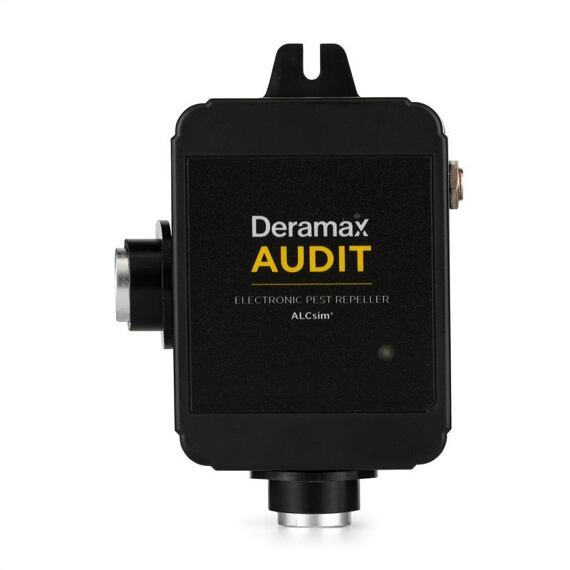 DERAMAX Audit ultrazvukový plašič II.generace s ALCsim, (kuny, myši, potkani), až 700m2