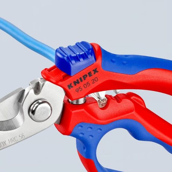 KNIPEX nůžky pro elektrikáře vyhnuté 45°, 950520SB