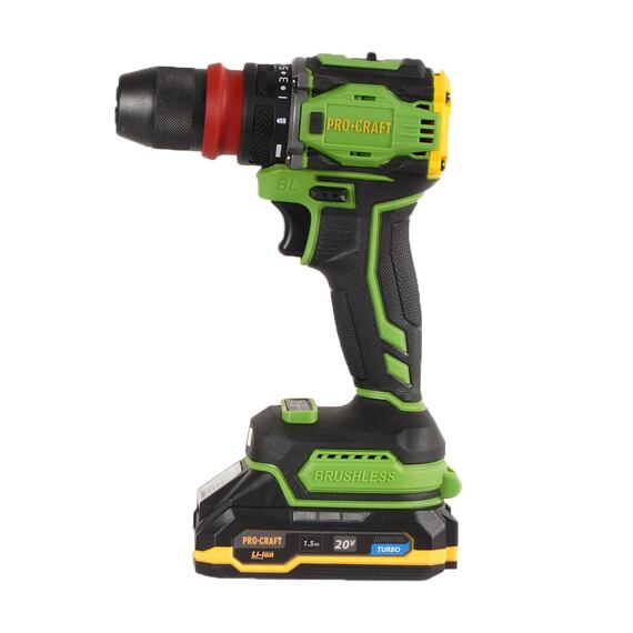 PROCRAFT PA18Pro DFR aku bezuhlíkový šroubovák 20V/1*1,5Ah, 30Nm, 0-450/1500 ot./min, kufr