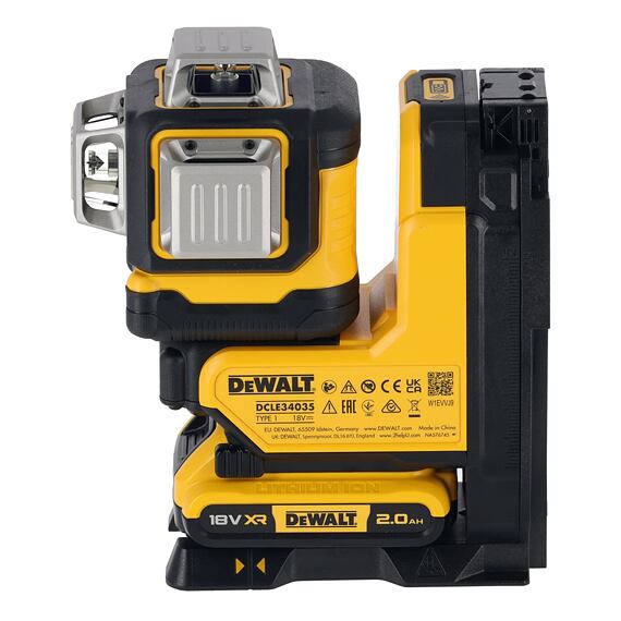 DeWalt DCLE34035D1 laser samonivelační 18V/2Ah XR, zelený, 3*360°, dálkové ovládání, TSTAK