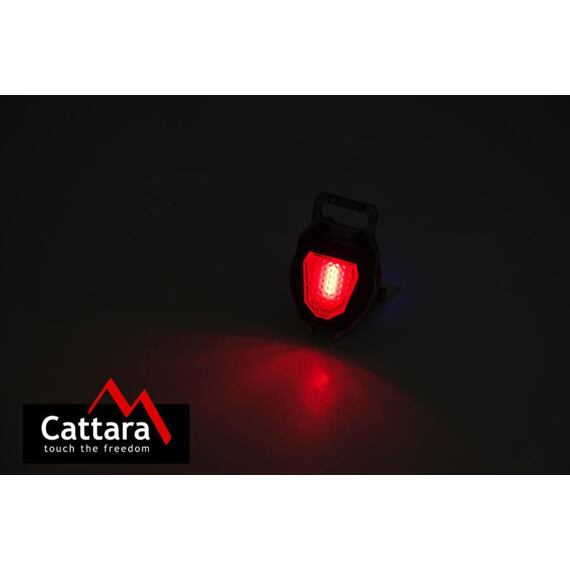 CATTARA svítilna LED COB 560lm, 7 režimů svícení, zapalovač, nabíjení USB-C, 13154