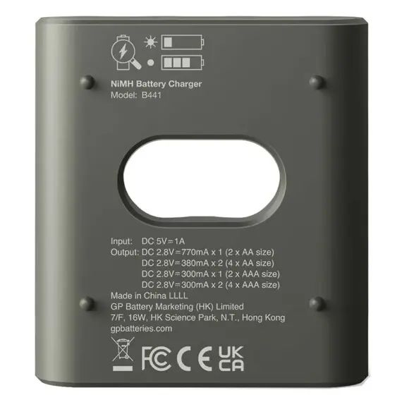 GP nabíječka baterií Eco E441 + 4*AA ReCyko 2100 B50444