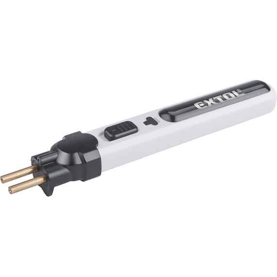 EXTOL Premium řezačka polystyrenu aku 4V/2Ah, struna + nůž, USB nabíjení, 8891504