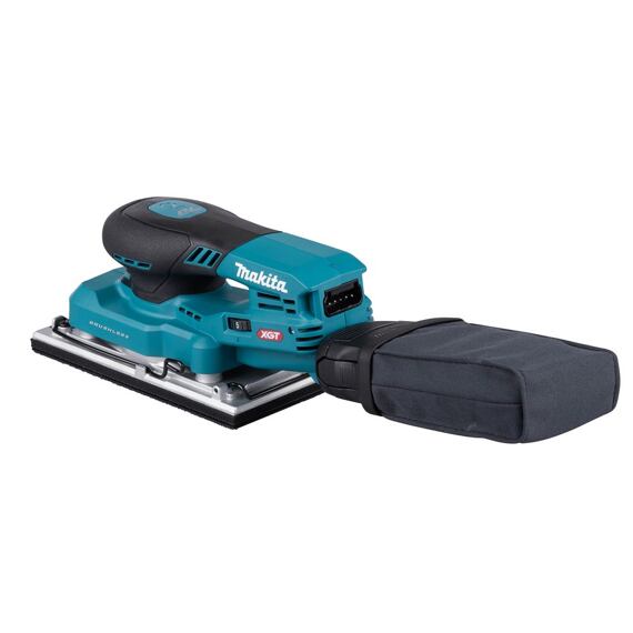 MAKITA BO007CGZ aku vibrační bruska XGT 40V, 93*185mm, propojení s aku kabelem
