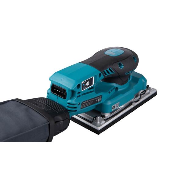 MAKITA BO007CGZ aku vibrační bruska XGT 40V, 93*185mm, propojení s aku kabelem