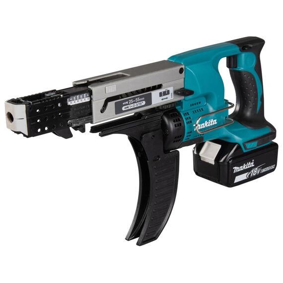 MAKITA DFR550Z aku šroubovák se zásobníkem 25-55mm, 18V LXT, bez baterie