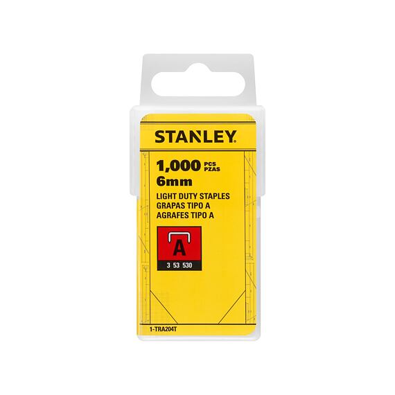 STANLEY 1-TRA204T sponky 6mm typ A, 1000ks 5/53/530
