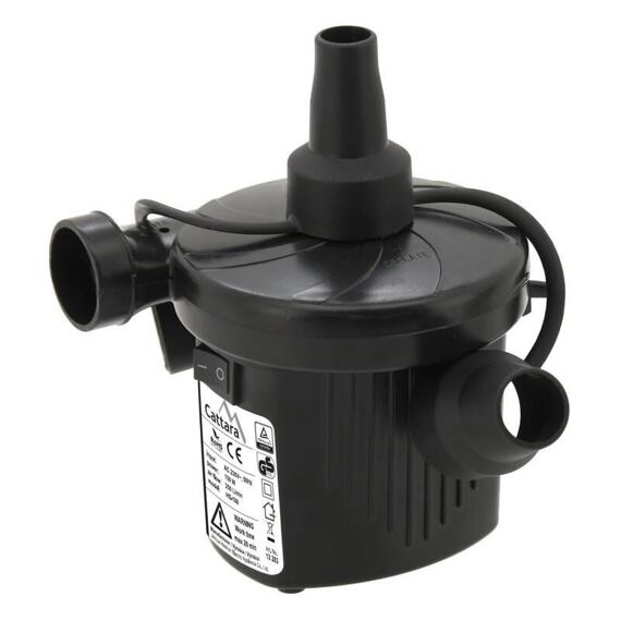 CATTARA pumpa vzduchová 230V, 250l./min., adaptéry, nafukování i vyfukování, 13283