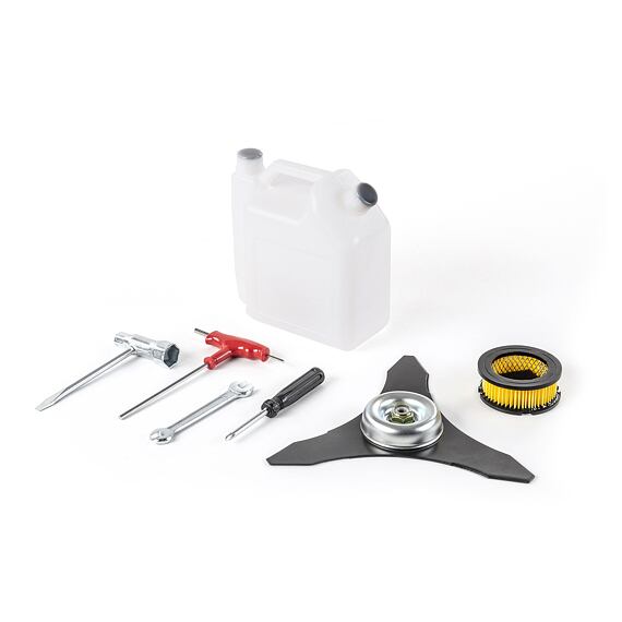 FIELDMANN FZS 5025-B benzínový křovinořez 2-takt, 51,7cm3, popruh, strunová hlava, 3-zubý kotouč