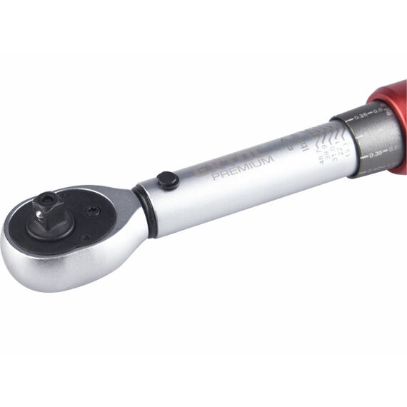 EXTOL Premium klíč momentový 1/4", 1-6Nm CrV, 8825304