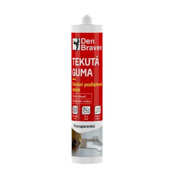 DEN BRAVEN tekutá guma na podlahy, transparent, 280ml 20602DBX