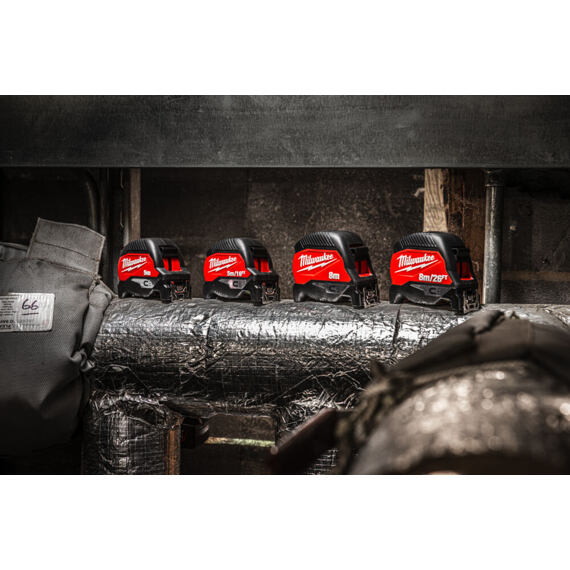 MILWAUKEE 4932498768 svinovací metr 5m, gen. 4, 30mm šířka, vysunutí 4,5m bez zlomení, nárazuvzdorný