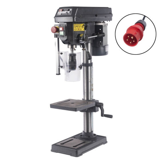 PROMA PTB-16 MAX/400V stojanová vrtačka 450W, osvětlení, křížový laser