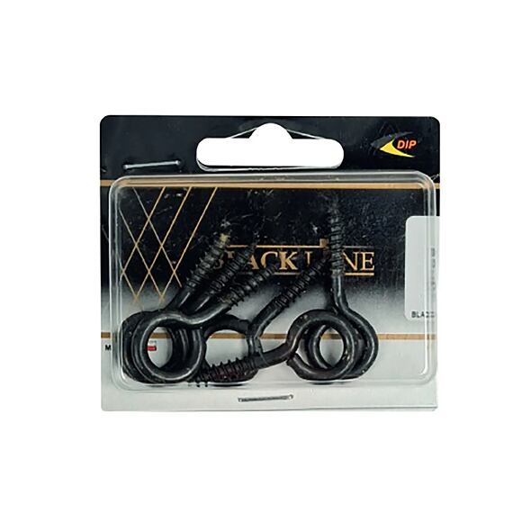 očko zavřené 43*10mm ČERNÉ Black Line (6ks) 7345