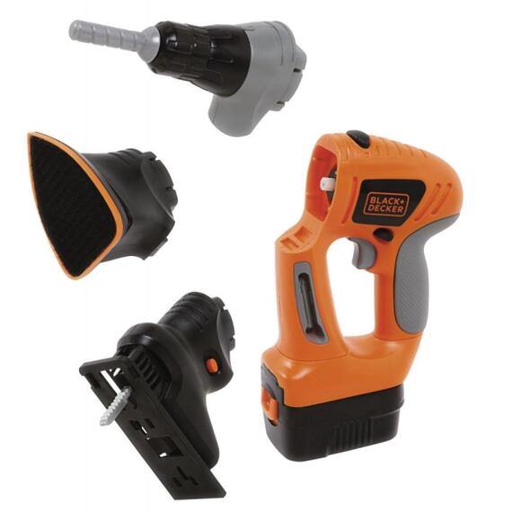 SMOBY přímočará pila-vrtačka-bruska, BLACK+DECKER, baterie 2*AA, SM360102