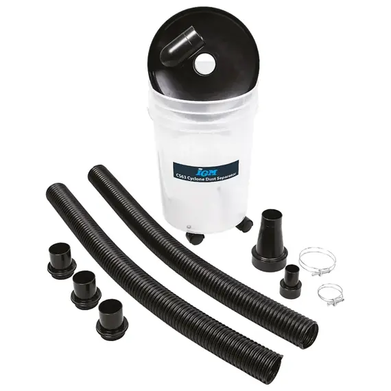 IGM CS63 Cyklonový separátor pilin, hadice 63mm, redukce 63/100, 63/36mm