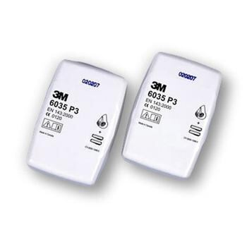 3M 6053 filtr náhradní P3 pro polomasky řady 6000 a 7500, 2 ks 703M6035