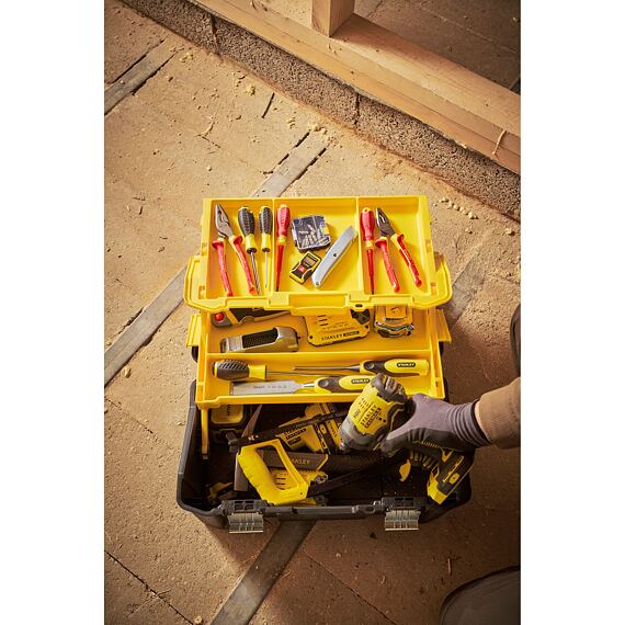 STANLEY STST83397-1 Cantilever box na nářadí, 49*29*25cm, kovové přezky