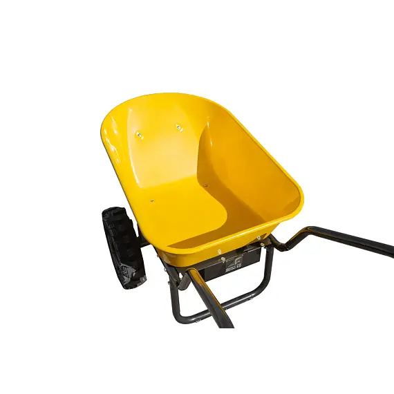 PROTECO aku kolečko dvoukolák 100l, nosnost 260kg, baterie 12Ah, zpětný chod, brzda, 10.86-AKD-100-P