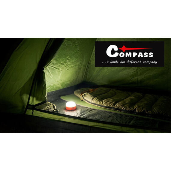COMPASS světlo výstražné nabíjecí V16, oranžové LED světlo 360°