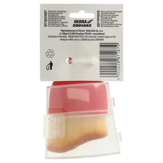 DEDRA 2001A62 detailingový štětec pro interiér, 9,5cm, štětiny 30mm
