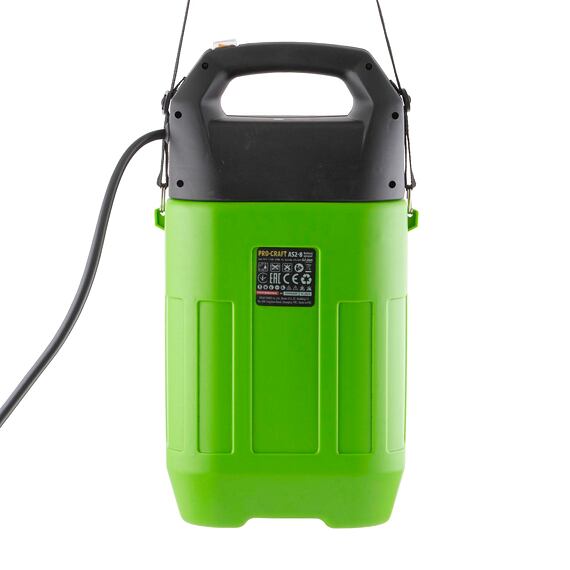 PROCRAFT AS2-8 aku postřikovač 8l, 12V/2Ah, průtok max.0,5l/min., příslušenství