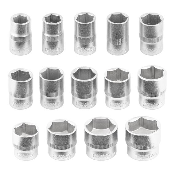 PROCRAFT WS216 gola sada 216-dílná, 1/4"+3/8"+1/2", očkoploché klíče