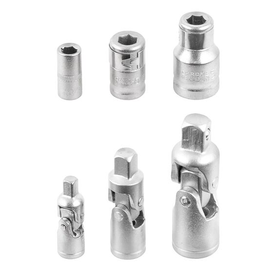 PROCRAFT WS216 gola sada 216-dílná, 1/4"+3/8"+1/2", očkoploché klíče