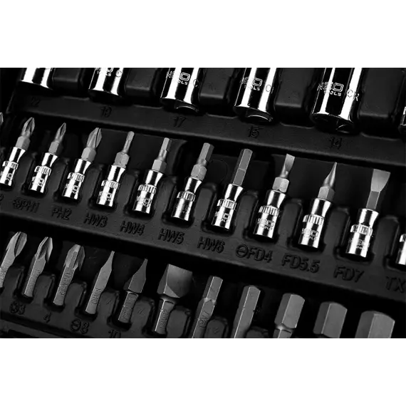 NEO gola sada 1/4" + 1/2", 110-dílná, PROFI, 10-066
