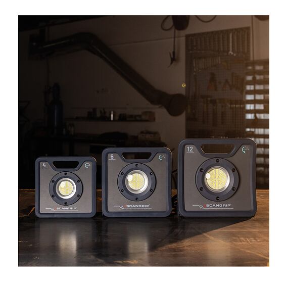 SCANGRIP NOVA 4 Multi-LED (90 LEDs) reflektor 230V 400 - 4000lm, robustní  provedení, IP67