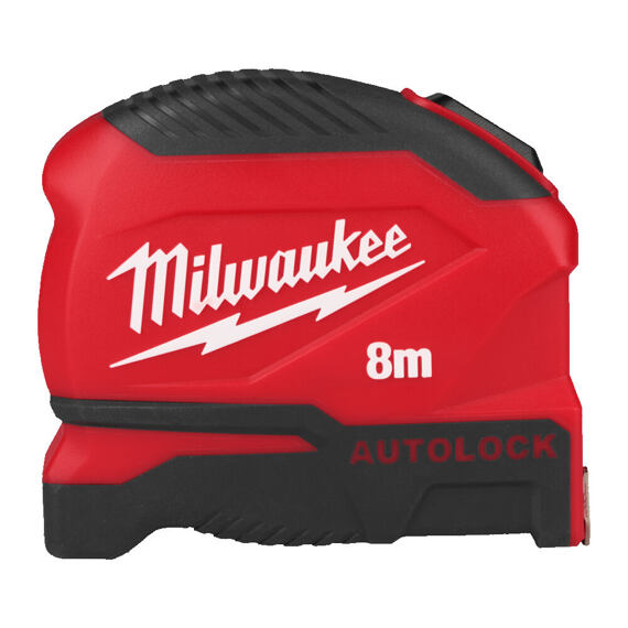 MILWAUKEE 4932498774 svinovací metr 8m-25, Autolock gen. 2, 25mm šířka, nárazuvzdorný