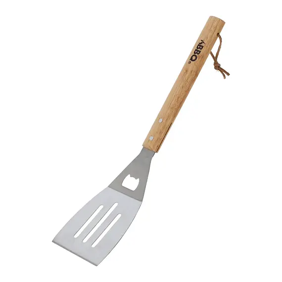 obracečka grilovací BBQ 41cm, nerez + dřevěná rukojeť 385166