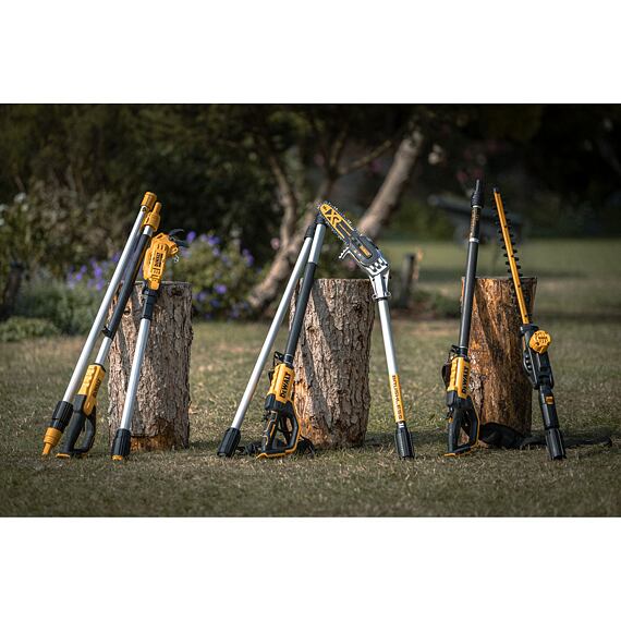 DeWALT DCMPP569N aku zahradní nůžky na tyči 18V XR, délka tyče až 3m, střih 38mm, bez baterie