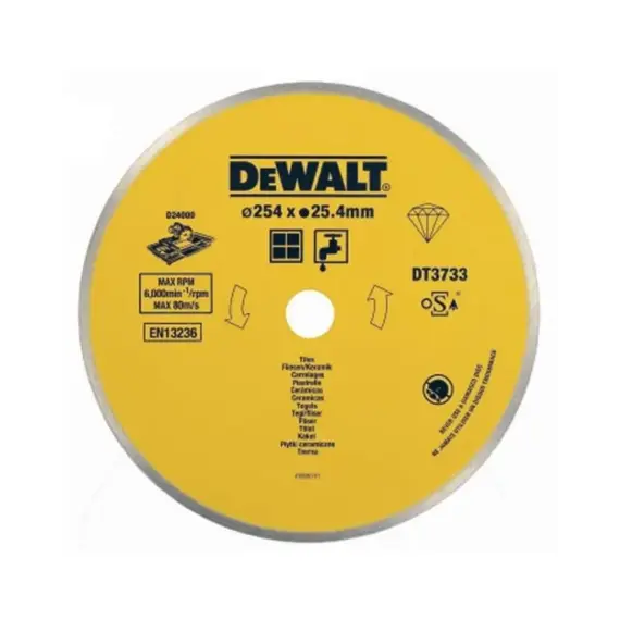 DEWALT DT3733 diamantový kotouč 254 mm na keramické obklady pro D24000, D36000
