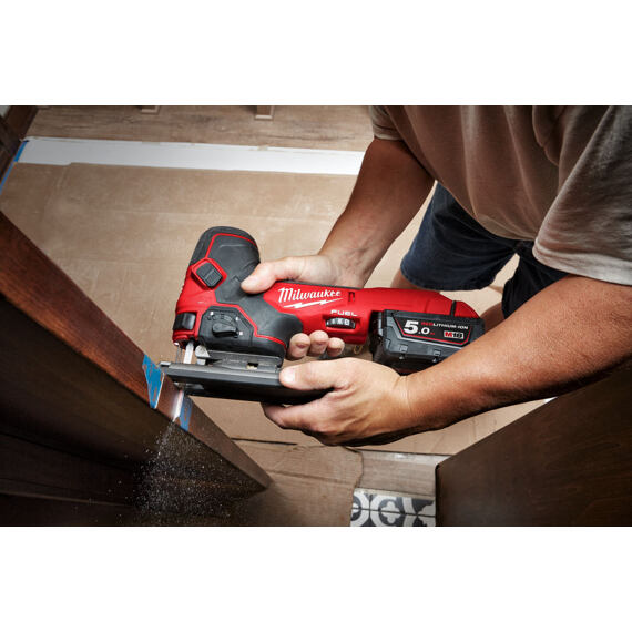 MILWAUKEE M18 FBJS-0X aku přímočará pila 18V bez baterie, 800-3500 kmitů/min, řez 100mm, HD BOX