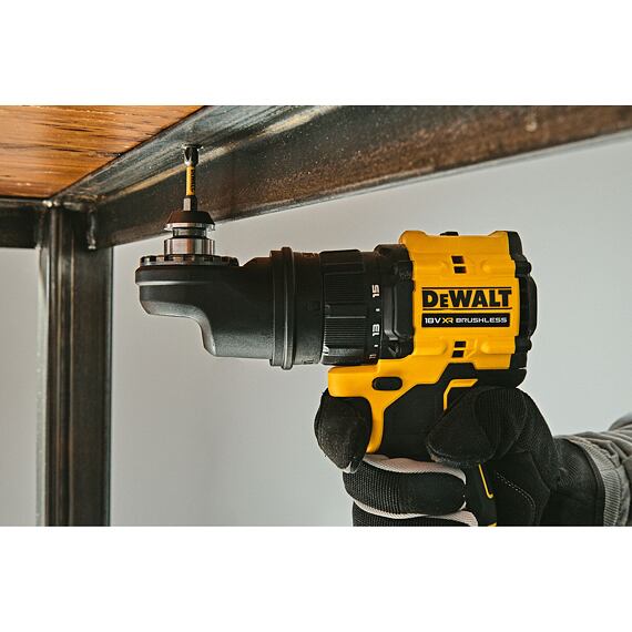 DeWalt DCD803NT aku bezuhlíková příklepová vrtačka a 4 výměnné hlavy 18V, 73Nm, kufr TSTAK, bez aku