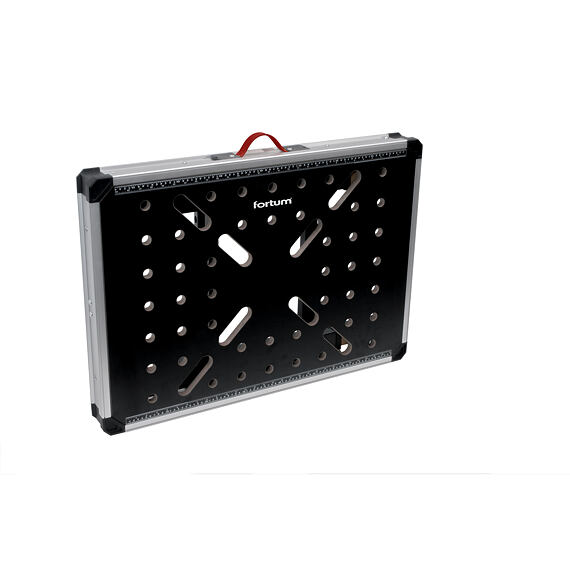 FORTUM stůl pracovní skládací, 85*60cm, výška 73,5-88,5cm, 4759990