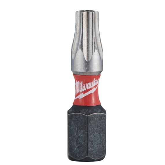MILWAUKEE 4932500374 bit TORX BO20 s otvorem, 25mm IMPACT DUTY, torzní zóna, 1ks