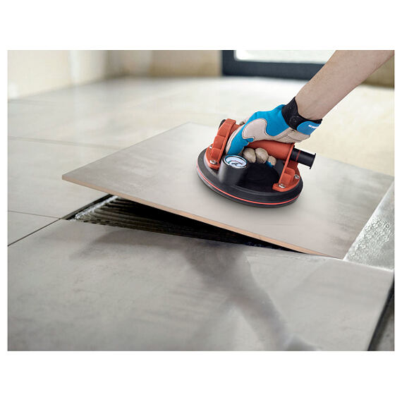 EXTOL PREMIUM přísavka s manuální pumpou a manometrem, pr. 200mm/130kg, 8863110